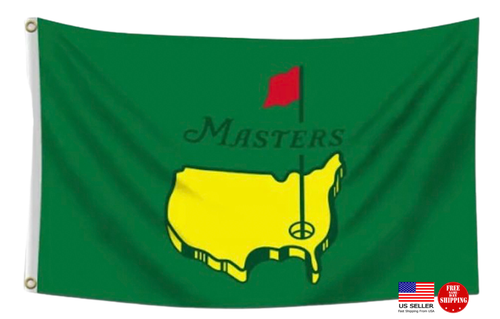 The Masters Verde 3x5 Bandera Hombre Cueva Bandera Bandera Club de Golf Augusta 3 x 5 Nuevo PGA - Imagen 9 de 9