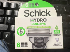 Schick Hydro Sensitive Razor Blade Refills 5 Blades Steel 6 Cartridges
