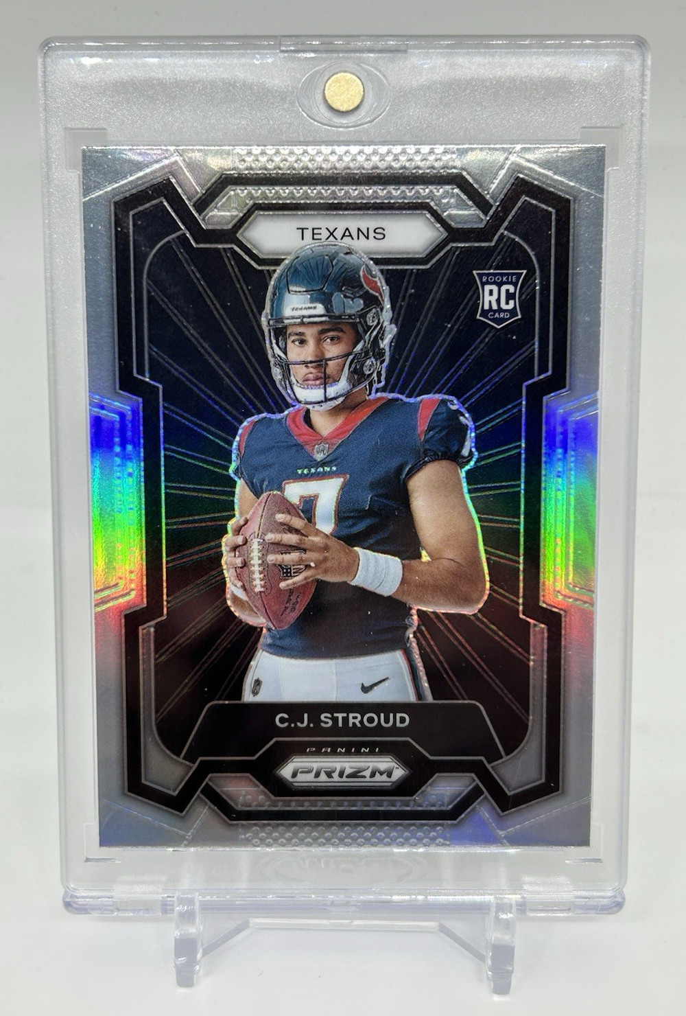 2023 Panini Prizm Football #302 CJ Stroud RC Silver Photo Variation HOU Texans