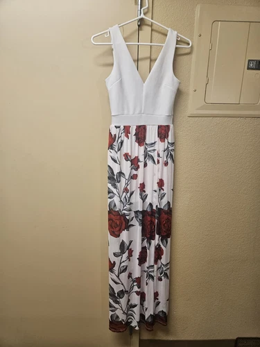 VETEMENTS Abito corto Iris bianco usa cone rosee ro inte retea sopr lay.ia T