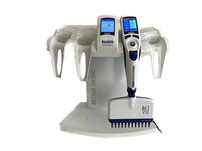 METTLER RAININ E4 XLS 0.5-10uL 12-Channel LTS Electronic Pipettor w/ SmartStand