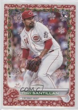 2022 Topps Holiday Mega Box Red Metallic 15/99 Antonio Santillan Tony #HW60 17wc