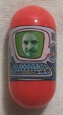 VINTAGE RETIRED SPIN MASTER 2003 MIGHTY BEANZ SERIES 1 BEAN 59 THE DATA BEAN