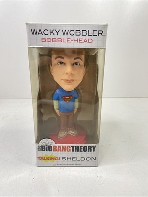 The Big Bang Theory Wacky Wobbler sprechender Sheldon Wackelkopf Superman Shirt
