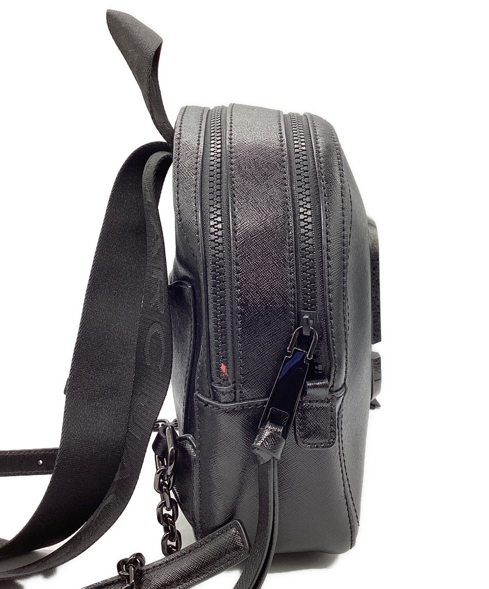 MARC JACOBS Pack Shot Backpack Black Leather M0014988 | eBay