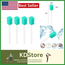 50 Pack Disposable Sterile Oral Swabs Dental Sponge Swabsticks Mouth & Gum Cl...