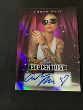 2026 Leaf Pop Century Amber Rose Auto Autograph 1/6