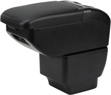 Armrest Box For Mazda 2 2007-2014 Console Double-layer Storage With Usb Ports