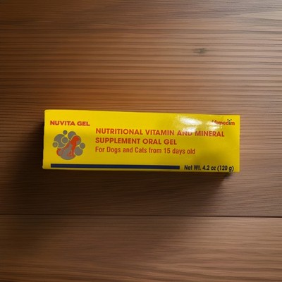 Nuvita Gel Nutritional Vitamin And Mineral Supplement Oral Gel For Dogs And Cats