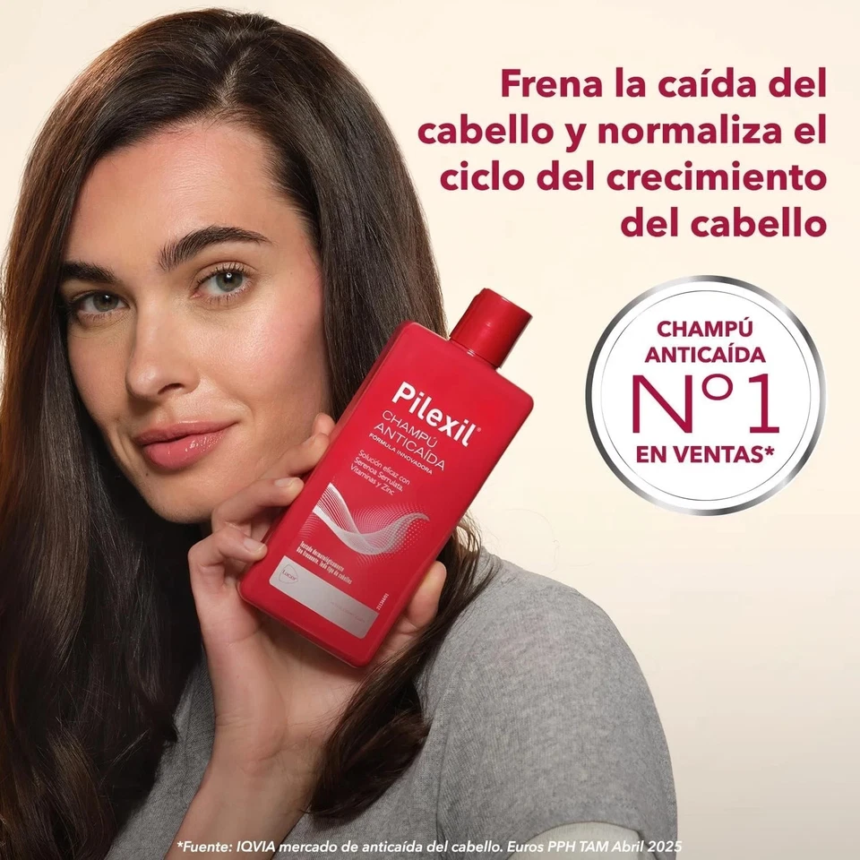 PILEXIL ANTIFALL - Anti-Hair Loss Shampoo 900 ml, for Men and Women - Imagen 2 de 2
