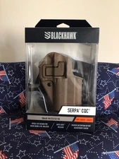 Blackhawk CQC Serpa Matte Tan Holster  fits Glock 19,23,32,36. CT-R