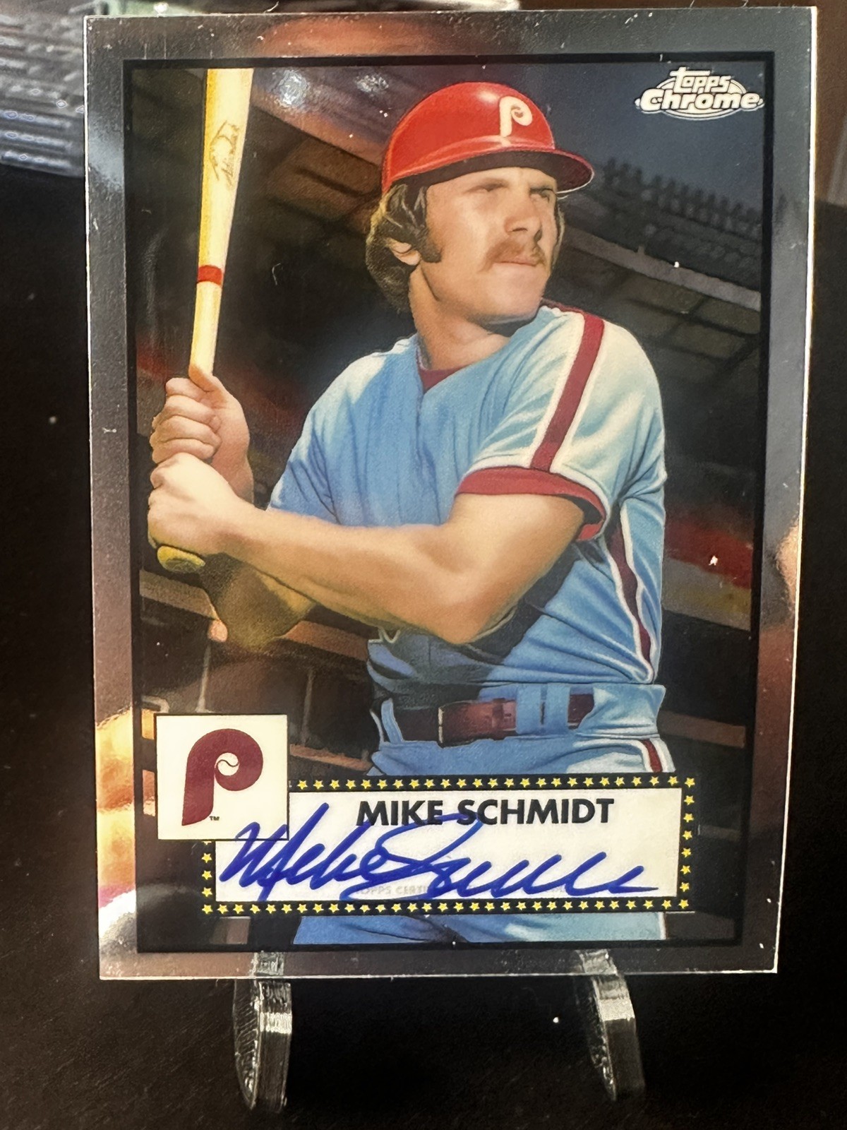 2021 Topps Chrome Platinum Anniversary Autograph auto Mike Schmidt