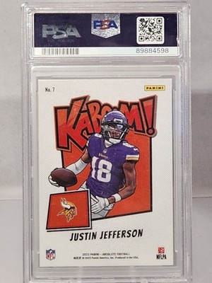 【最終値下げ】Jason Anderson HRIZON 限定プリント 2023 Panini Absolute - Kaboom! Horizontal Justin Jefferson #7 for