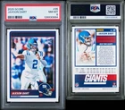 2025 Score Jaxson Dart Rookie Card #35 🎯PSA 8🎯  GIANTS Very Low Pop RC