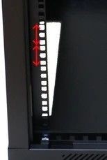 5903148914367 Rack cabinet 18U 600x450mm black hanging Extralink - Bild 7 von 10