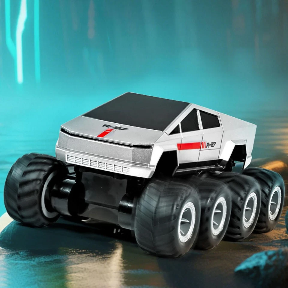 1/18 2.4G RC Pickup Q218 8*8 Amphibious All Terrain Off Road Stunt Vehicle RTR - Image 3 of 4