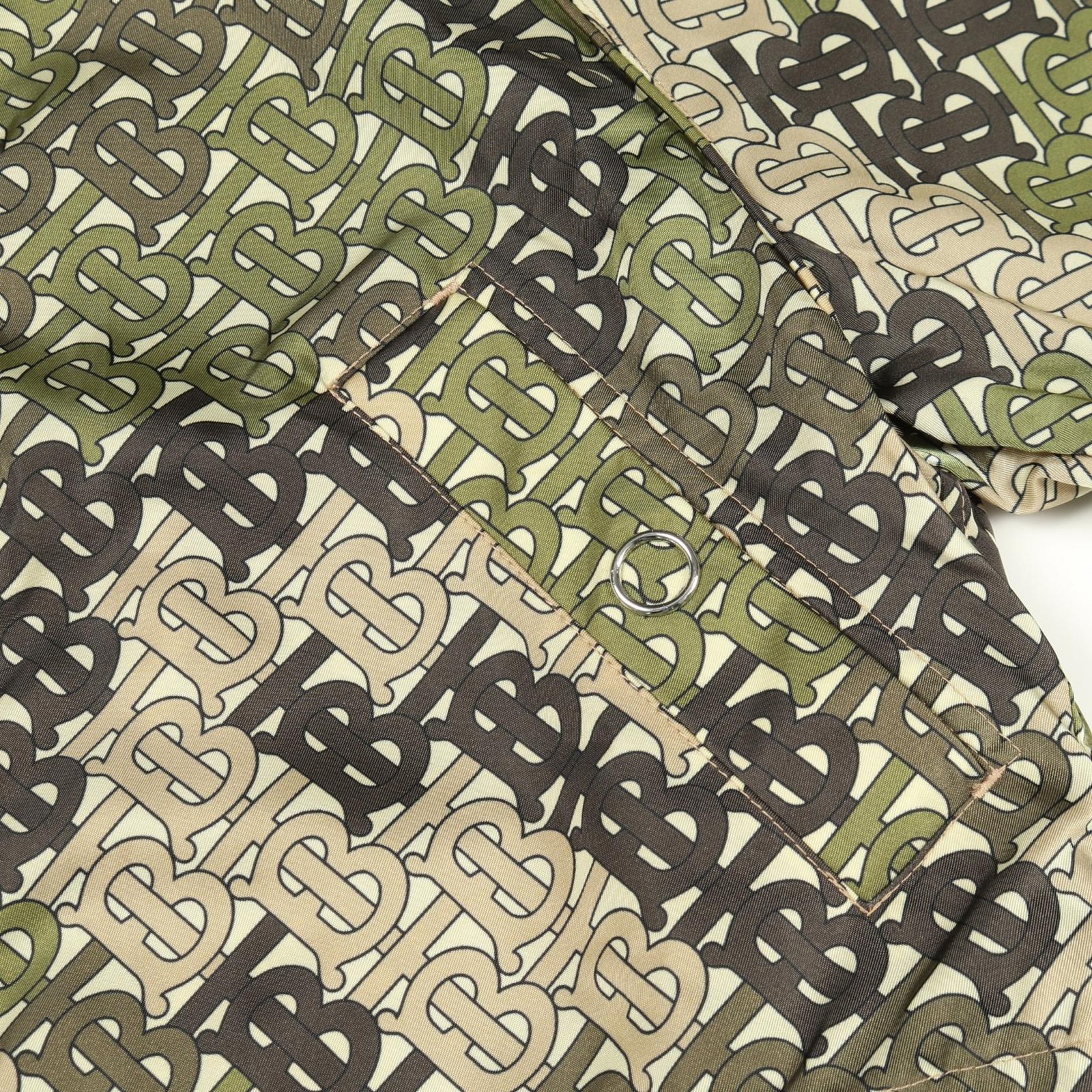 BURBERRY TB Monogram Nylon Jacket Outer Nylon Wom… - image 8