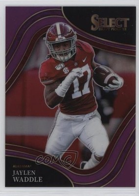 2022 Panini Select Draft Picks Field Level Purple Prizm 38/75 Jaylen Waddle 1n0z