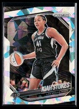 2025 Panini Prizm WNBA #58 Kiah Stokes Ice Prizms