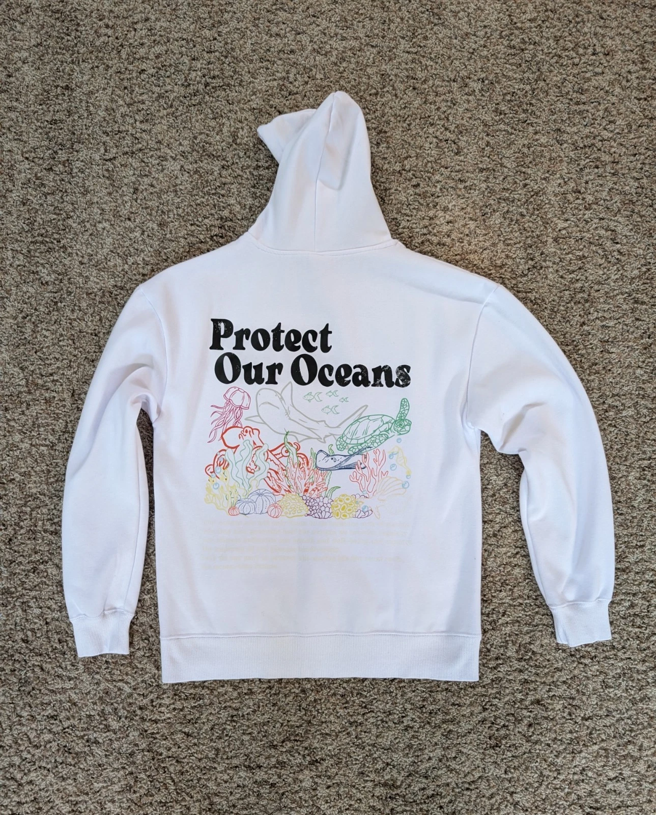Protect Our Oceans Print Medium Hoodie Men & Women Sweatshirt
Opens in a new window or tab