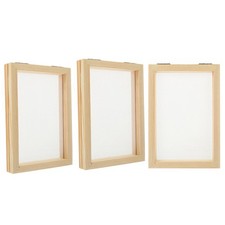 3 Pcs Paper Making Wood Frame Diy Paper Craft Educational Toy
