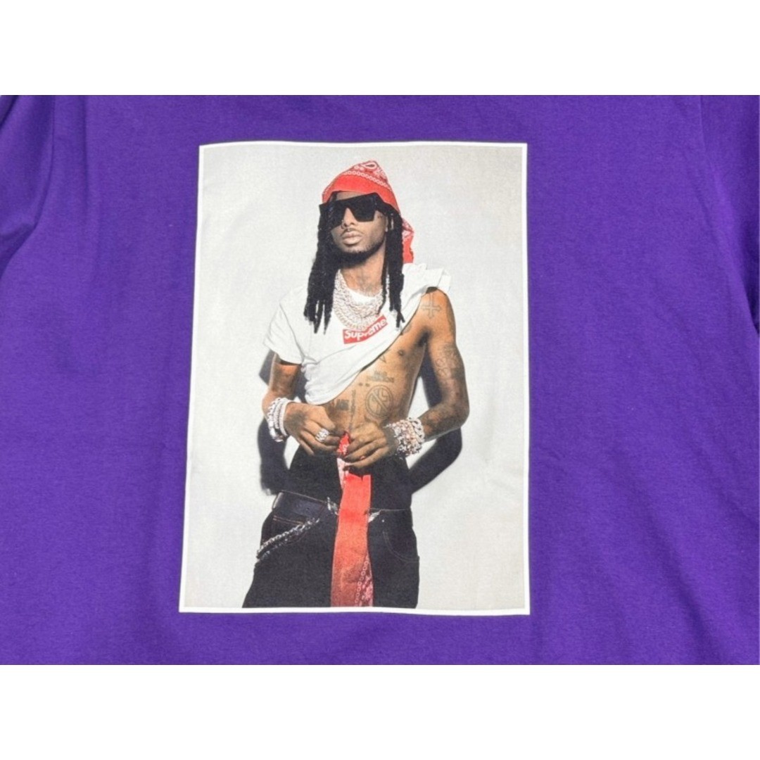 New and  Supreme Playboi Carti PHOTO TEE Short Sleeve T-shirt Purple Size XL FW2 thumbnail 6