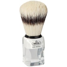 Omega Boar Bristle Shaving Brush Classy Square Handle 81020