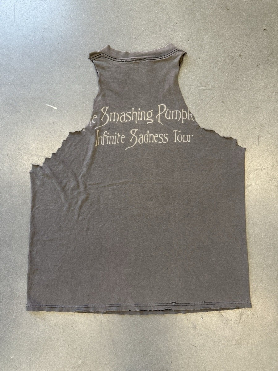1996 Vintage Smashing Pumpkins The World Is A Vampire Cut Off Tee