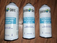 3x R134a Replacement Refrigerant With Stop Leak Each Equivalent To 21oz.