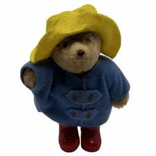 Paddington Bear 5” Plush Christmas Ornament Eden Toys Vintage 1986 Korea