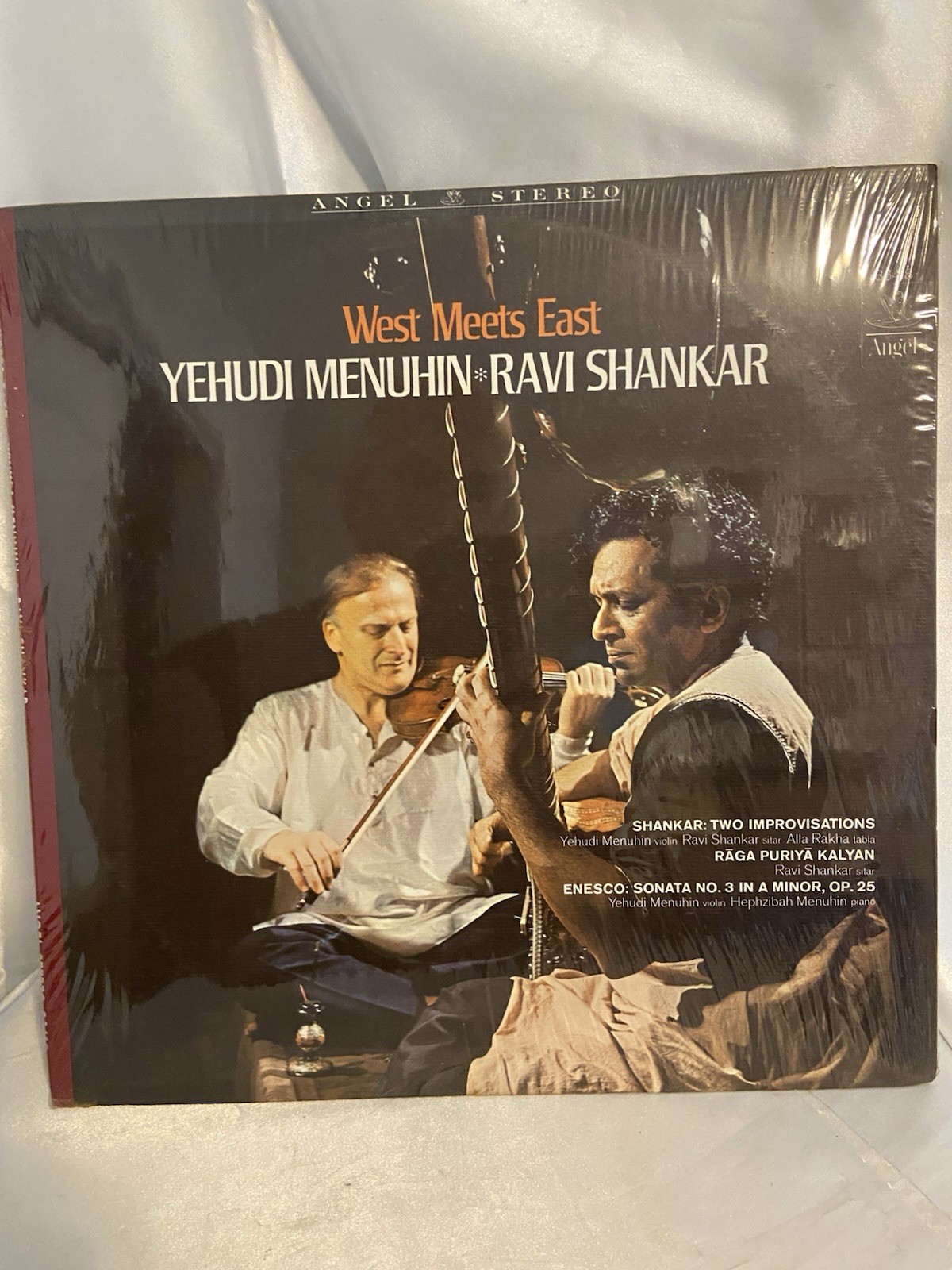 West Meets East Yehudi Menuhin Ravi Shankar LP RECORD