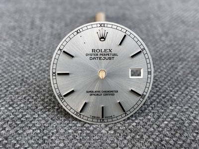 Rolex Datejust 16000/16014/16220/16234 Silver Tritium Dial Missing Indizes