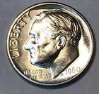 1960 Roosevelt Silver Proof Dime