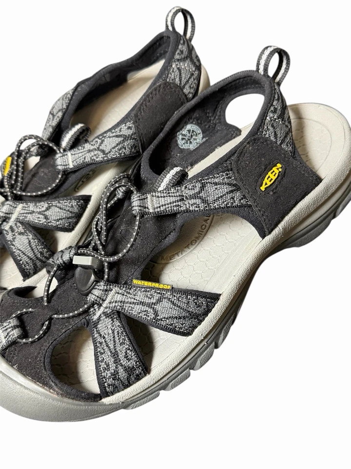 Sandalias Keen para mujer talla 10 negras grises Venecia H2 deportivas pescador senderismo al aire libre Foto 2 de 4