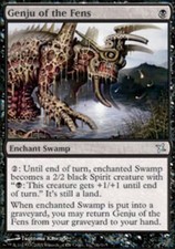 1 x Genju of the Fens - Foil - Betrayers of Kamigawa - Moderate Play - MTG