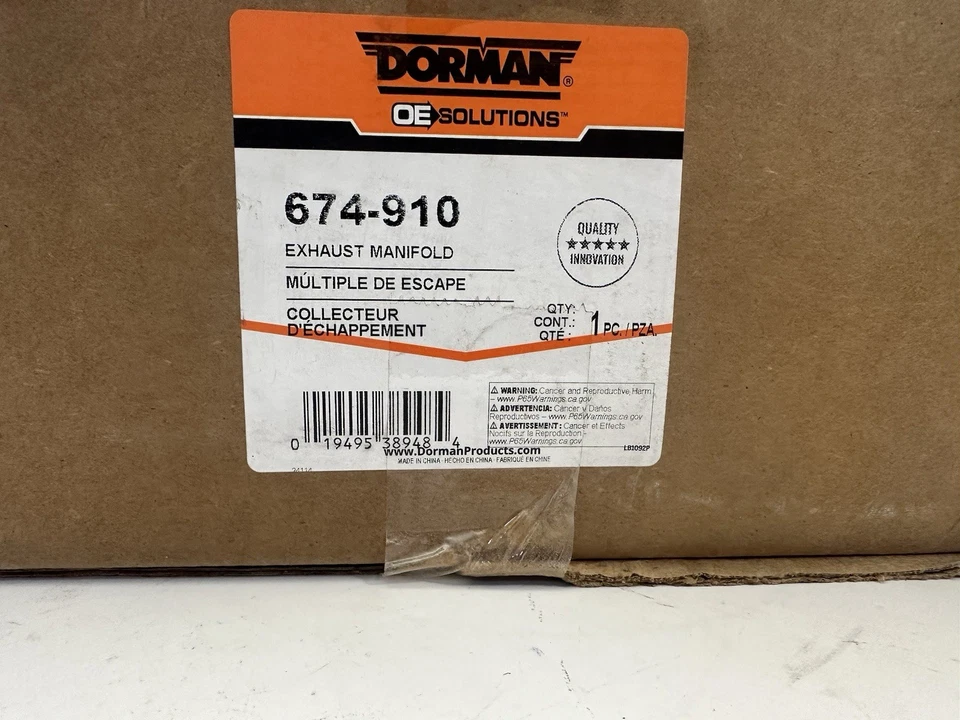 Dorman 674-910 Exhaust Manifold fits Dodge Ram 2500 3500 5135788AC 2004.5-2007 — 第 2/4 张图片