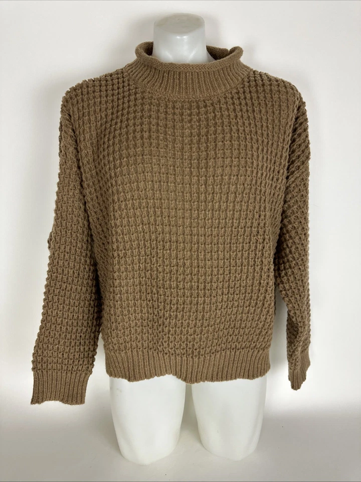 Suéter tejido grueso Baltic Born Syracuse | Mocha para mujer talla 3XL