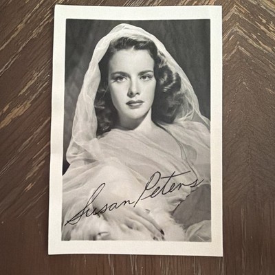3.5''x5'' Autographed Photograph of  Susan Peters