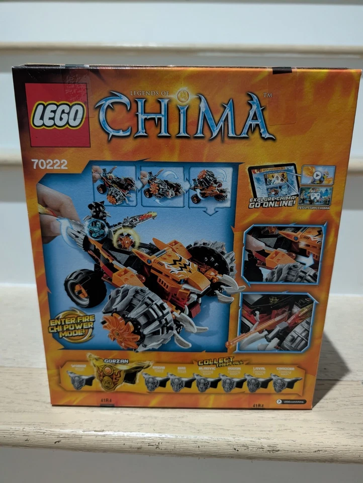 LEGO 70222: LEGENDS OF CHIMA: Tormak's Shadow Blazer New/Sealed/Retired - Image 2 of 4