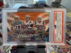 2024 Topps Cosmic Chrome Star Clusters  /25 Tom Brady/Gronkowski/Amendola PSA 9