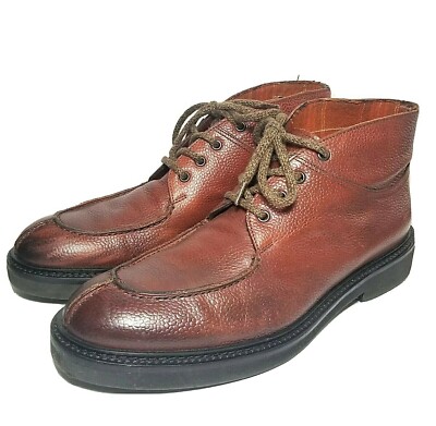Doucals Casual Chukka Boots brown size 41 lace up flannel  display picture 1