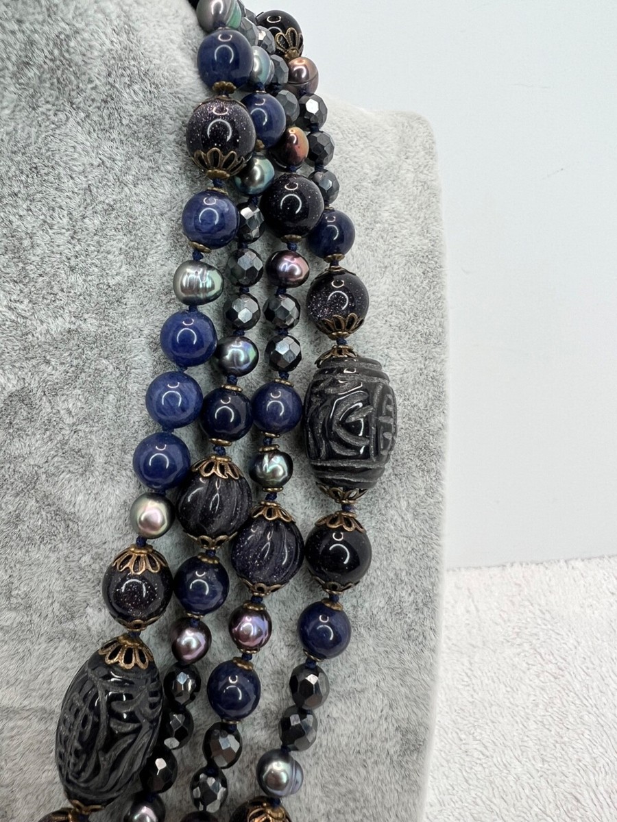 1930's vintagebeadsネックレス Vintage Victorian Pearl Beaded