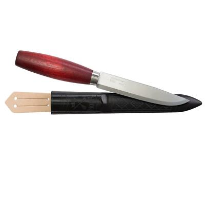 Swedish knife MORA -13604 Classic Carbon steel Bushcrafters Red wood Carving