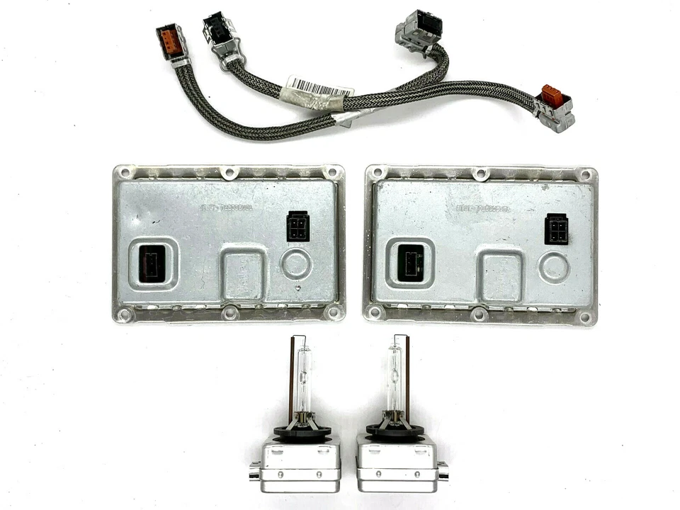 2x OEM 03-07 Cadillac CTS Xenon HID Headlight Ballast & D1S Bulb w / Wires Foto 3 de 4