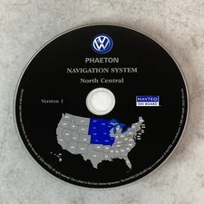 2004 05 06 VW Volkswagen Phaeton V8 Navigation NAV GPS MAP DISC CD North Central