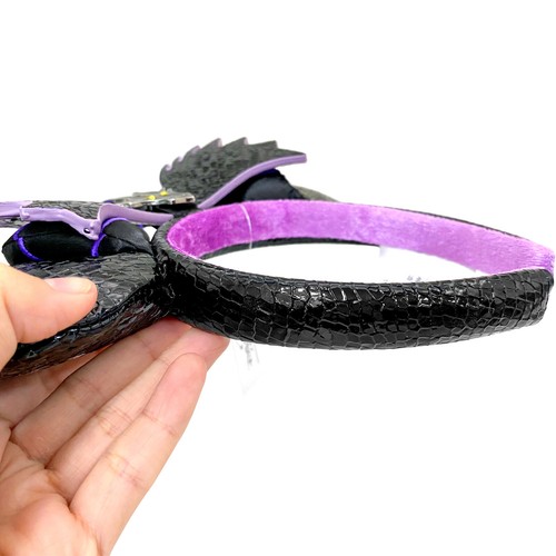 Disney- Parks Sleeping Beauty Headband D23 Fan Event OS Maleficent Dragon Ears - Picture 4 of 8