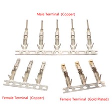 50Pcs Dupont Jumper Wire Cable Housing Male/Female Pin Connector Terminal 2.54mm