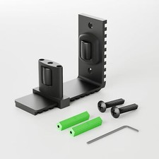 1PACK Upgraded Adjustable Wall Mount Floor Guide for Sliding Barn Door Hardware