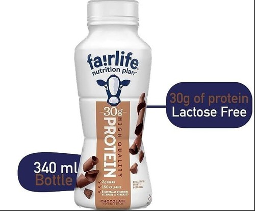 Fairlife Ernährungsplan High Protein Schokolade 30g Shake, gelatinefrei, - Bild 4 von 5