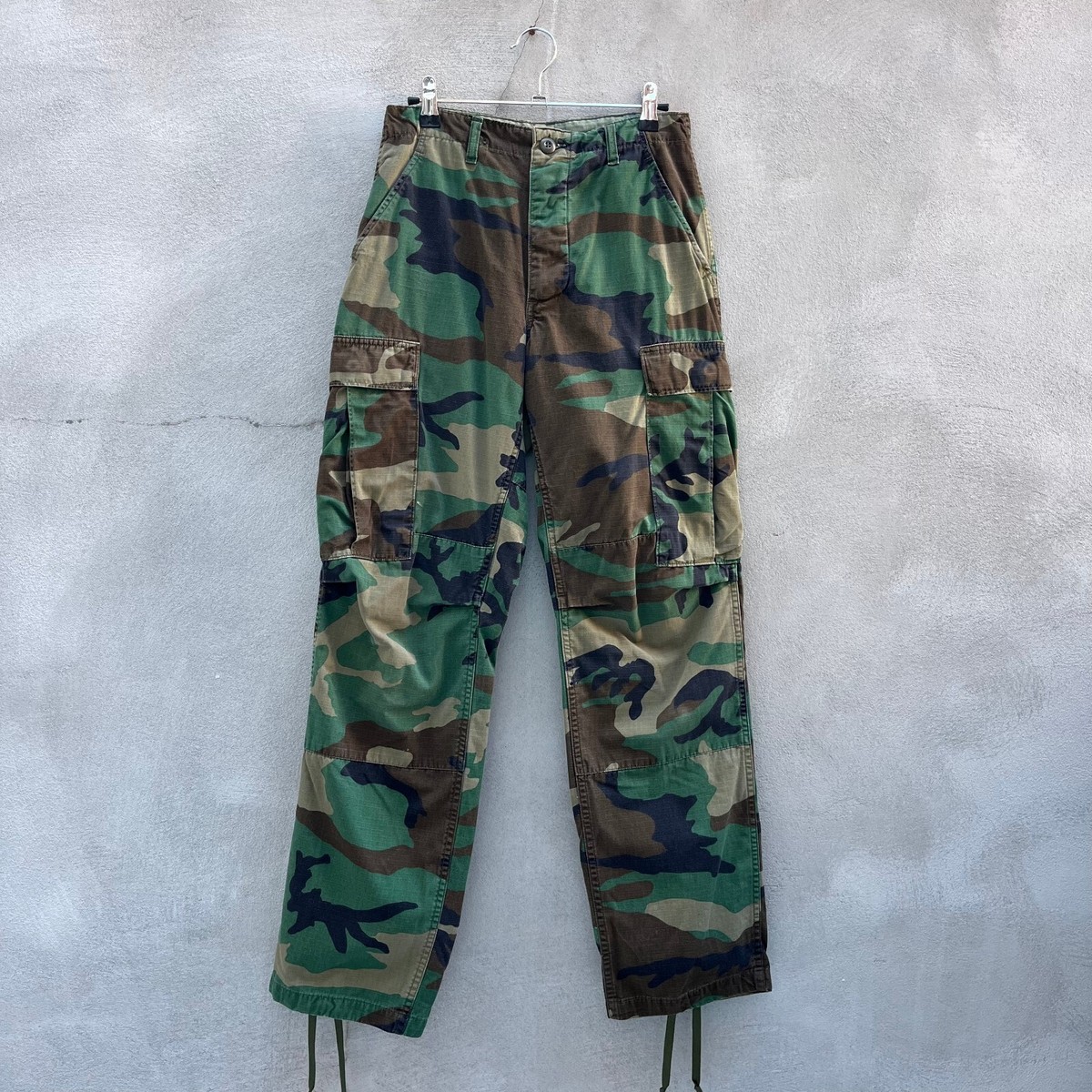 k*b様 80's US.ARMY m-65 camouflage pants VINTAGE US ARMY M65 WOODLAND CAMO TROUSERS PANTS 1985 LARGE
